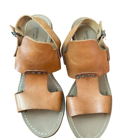 Gorgeous Barbara Bareiri leather sandals - Picture 1 of 7